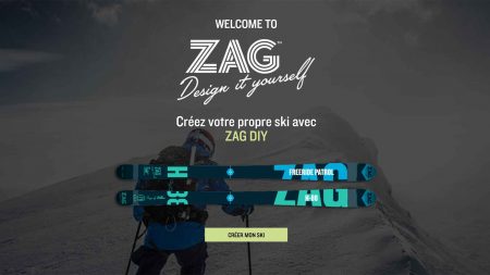 Personnaliser une paire de skis ZAG